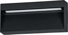 EGLO 900891 MARUGGIO Modern Kültéri Fali Lámpa Fekete, Átlátszó LED IP65