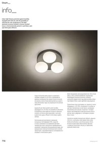 Redo 01-4309 - LED fürdőszobai mennyezeti lámpatest OVUM 4xLED/5W/230V IP44 króm