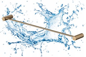 Cersanit Törölközőtartó szimpla szálcsiszolt réz