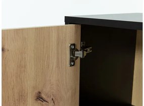 Komód Oksewo 2D3SZ (artisan tölgy + fekete) . 1103665