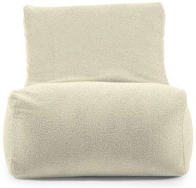 Krémszínű buklé babzsákfotel Seat 100 Lounge – SLOWDOWN