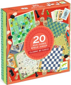 Társasjáték klasszikus - Társasjáték készlet 6+, 20 játék - Classic box 6+