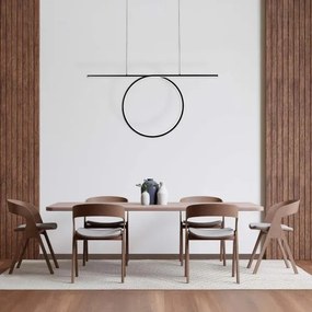 LED csillár kábelen ODETTA LED/42W/230V 4000K fekete