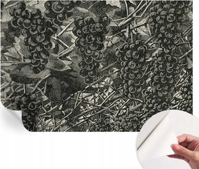 Divatos öntapadós fali tapéta Szőlő furnér nyomtatás 152x104 cm