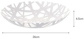 Tower fehér gyümölcsöstál, ø 26 cm - YAMAZAKI