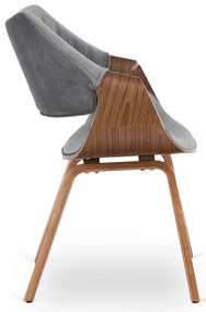 Szürke Bársony Étkezőszék. LUISE