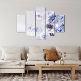 Kép - Virágok, textúrált festmény (150x105 cm)