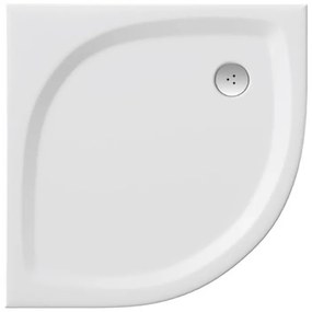 Ravak Elipso Pro félkör alakú zuhanytálca 90x90 cm fehér XA237711010
