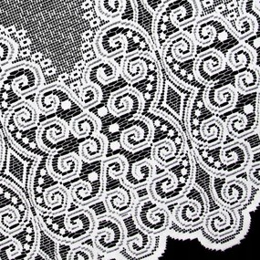 Mg Függöny jacquard 35477 Fehér 250x180cm kész M szalaggal