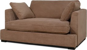 Világosbarna kordbársony fotel Mobby – Scandic