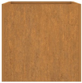 corten acél növénytartó 62x47x46 cm