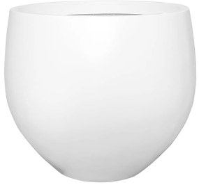 Jumbo Orb virágcserép, matt fehér, többféle méretben - Pottery Pots méret: S - h. 73 cm, ⌀ 87 cm