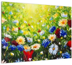 Vadvirágok képe (70x50 cm)
