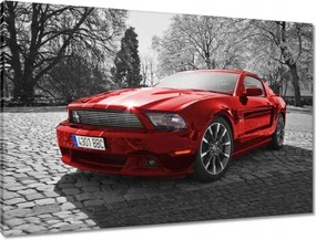 Vászonkép 90x60 Piros Mustang