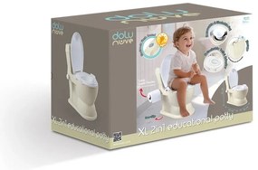 Dolu Gyermek WC XL, bézs, 45 x 40 x 28 cm, bézsszínű