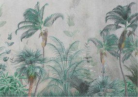 Fali fotótapéta Étkezőbe Egzotikus oázis 312x219 Ragasztó