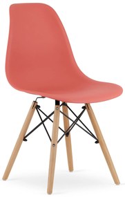 PreHouse Piros skandináv szék - 4 darabos készlet