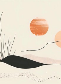 Poszter 40x55cm Puha domb