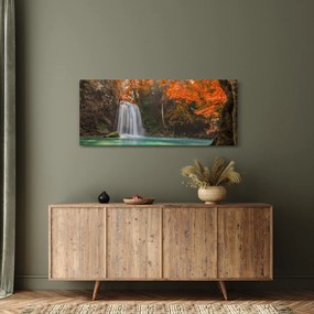 Kép - Vízesés Thaiföldön (120x50 cm)
