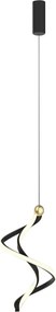MILAGRO ML1181 COLIA Modern Led Függesztett Lámpa Fekete, Arany LED IP20