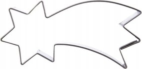 Mézeskalács Lyukasztó Acél Betlehemi Csillag 10CM