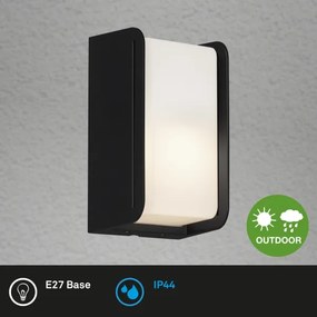 Briloner 3016-015 - Kültéri fali lámpa BOKS 1xE27/12W/230V IP44