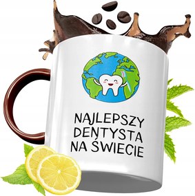 Bordó Bögre Fogorvosnak Születésnapra Ajándék fényképes nyomattal