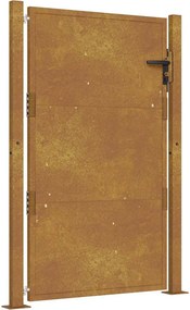 vidaXL Corten acél kerti kapu 100x150 cm
