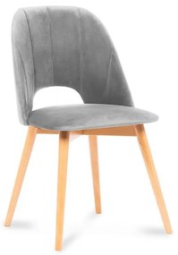 Étkezőszék TINO 86x48 cm szürke/világos tölgy