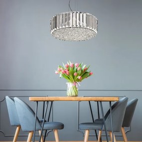 Brilagi - LED Kristály csillár zsinóron GLAMOUR 5xG9/42W/230V