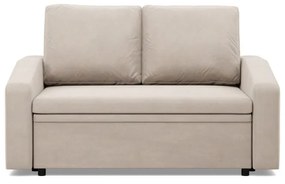 Zeus kanapé, bársony, hab töltet, döntött kartámasz, bézs