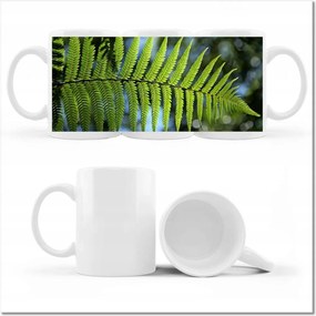 Fotó bögre Páfrány levél