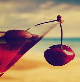 Gario Paraván Cherry drink Méret: 145 x 170 cm, Kivitelezés: Forgó paraván 360°