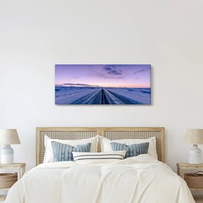 A téli út képe (120x50 cm)