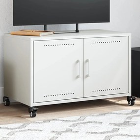 fehér acél TV-szekrény 68 x 39 x 43,5 cm