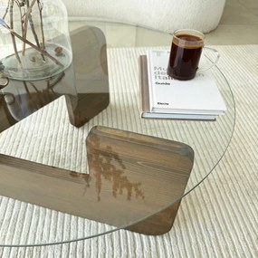 Mia - Walnut, Transparent