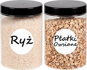 Műanyag Ételtároló Edény 1L 2 Db Címkék