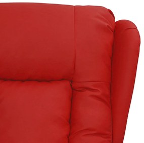 bordó műbőr felállást segítő fotel