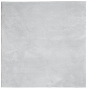 HUARTE szürke rövid szálú puha és mosható szőnyeg 160 x 160 cm