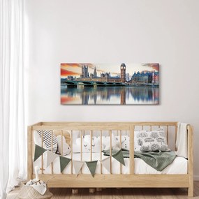 Kép - a Parlament londoni házai (120x50 cm)