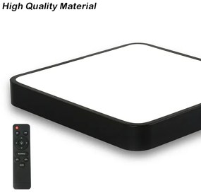 Brilagi - LED állítható fényű POOL SQUARE LED/36W/230V 3000-6000K 40x40 cm fekete+DO