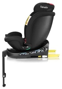 Lionelo - i-Size autósülés 40-150 cm, forgatható alap, fekete/piros