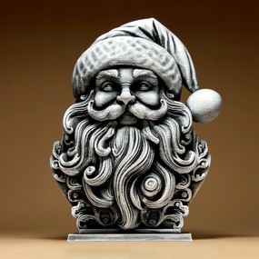 Mikulás szobor figura Karácsonyi dekoráció 3D nyomtatás 15cm