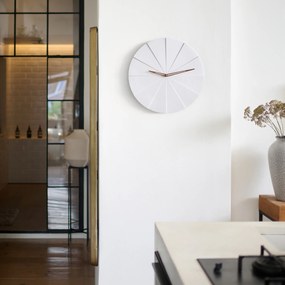 ODLITO Beton falióra Torta – fehér – 50 cm – barna mutatók