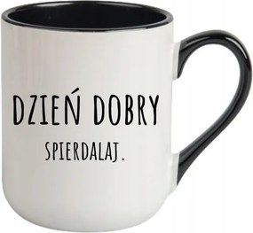 Bögre Fehér, Fekete Cofee Vicces Ajándék Jó Reggelt