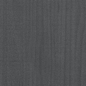 szürke tömör fenyőfa TV-szekrény 110 x 30 x 40 cm