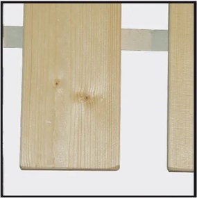 Léces ágyrács 195x85 cm Cordy keret nélkül. 745136