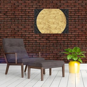 Üveg kép - Arany szerkezet N⁰2 (70x50 cm)