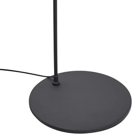 Retro állólámpa fekete, fehér belsővel - Triangolo