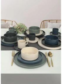 20 darabos színes kőkerámia étkészlet